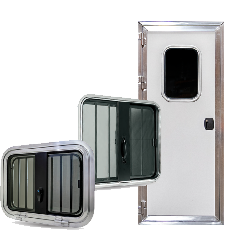 Feed and manger doors